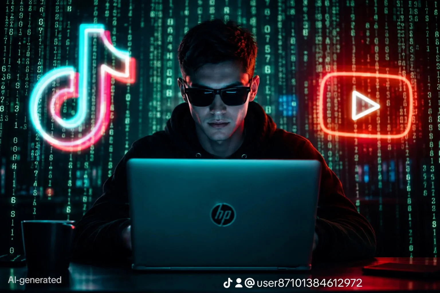 AI-иллюстрация: работа с контентом для TikTok и YouTube